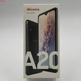 【新品・未使用】Galaxy A20 32GB ブラック SC-02M docomo版SIMフリー 新品未使用