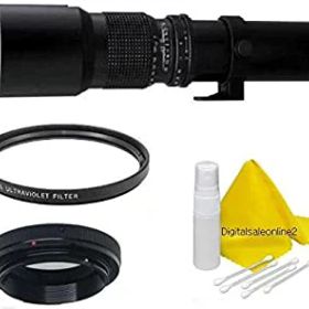 【中古】【39shop】Bower★500?mm望遠レンズfor Pentax k1000?K2000?K200d k-500?K100d K - 50?K - 30?K-20d、K - 7、K - 5、K - 5?II、K - 5?IIs、K - 3?I（良い）