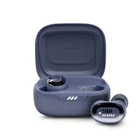 【中古】（新古品） JBL LIVE FREE 2 ワイヤレスイヤホン bluetooth マルチポイント/ハイブリッド ノイズキャンセリング/IPX5/ワイヤレス充電対応/ブルー/ JBLLIVEFREE2TWSBLU