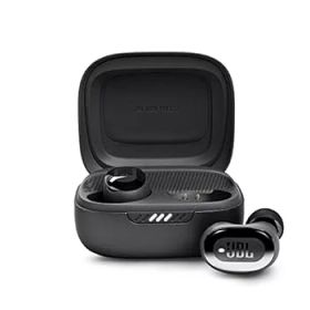 【中古】JBL LIVE FREE 2 ワイヤレスイヤホン bluetooth マルチポイント/ハイブリッド ノイズキャンセリング/IPX5/ワイヤレス充電対応/ブラック/ JBLLIVE