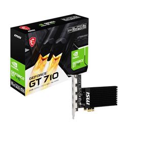 MSI GT 710 2GD3H 4HDMI グラフィックスボード VD9284