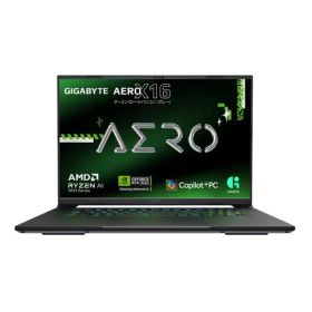【10日は24時間限定クーポン配布】GIGABYTE ギガバイトAERO X16 EG61H Copilot+PC 16インチ/Ryzen AI 7 350/GeForce RTX 5070 X16 1WH93JP894DH(2676525)代引不可 送料無料