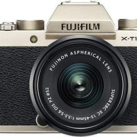 【中古】FUJIFILM ミラーレス一眼 X-T100レンズキット シャンパンゴールド ゴールド X-T100LK-G カメラ 中古 人気 おすすめ 高画質