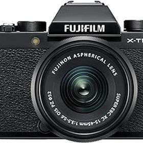 【中古】【39shop】富士フイルムFUJIFILM★ミラーレス一眼 X-T100レンズキット ブラック X-T100LK-B（良い）