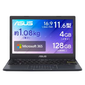 ASUS ノートパソコン Vivobook Go 12 E210KA 11.6型 インテル N4500 メモリ4GB eMMC 128GB Windows 11 Sモード バッテリー駆動 9.2時間 重量1.088kg Wi-Fi 6 ピーコックブルー E210KA-N441BWS/A