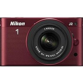 【中古】【39shop】Nikon★ミラーレス一眼カメラ Nikon 1 ニコンワン J2 標準ズームレンズキット レッド N1J2HLKRD（良い）