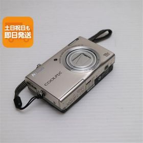 中古 COOLPIX S6200 プラチナシルバー 即日発送 デジカメ Nikon デジタルカメラ 本体 あすつく 土日祝発送OK