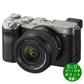 ◆最大3000円CP＋P3倍！！8/15◆ソニー カメラ ミラーレス一眼カメラ ILCE-7CL ズームレンズキット シルバー SONY α7C【転送不可】