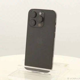 【中古】Apple(アップル) iPhone14 Pro 128GB スペースブラック MPXU3J／A SIMフリー 【269-ud】