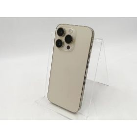 【中古】Apple docomo 【SIMフリー】 iPhone 14 Pro 128GB ゴールド MQ073J/A【千葉】保証期間1ヶ月【ランクC】