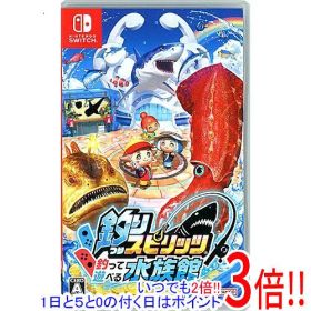 【中古】釣りスピリッツ 釣って遊べる水族館 Nintendo Switch カバーいたみ