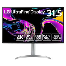 LG モニター ディスプレイ 32UQ850V-W 31.5インチ/IPS Black/4K (38402160)/約10.7億色表示(8bit+FRC)/DisplayHDR400/DCI-P3 98%/USB Type-C(USB Power Delivery 最大90W)/DisplayPort/HDMI2/KVMスイッチ/チルト/高さ調節/ピボット/3年安心無輝点