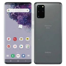 【SIMロック解除済】docomo Galaxy S20+ 5G SC-52A Cosmic Gray SAMSUNG 当社3ヶ月間保証 中古 イオシス