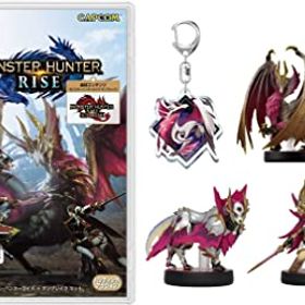 【中古】モンスターハンターライズ + サンブレイク セット -Switch +【モンスターハンターライズ:サンブレイク amiibo3種セット】メル・ゼナ + オトモガ