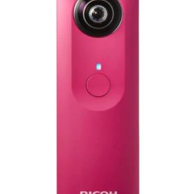 【中古】【1ヶ月保証】 リコー RICOH THETA m15 ピンク 全天球 360度カメラ