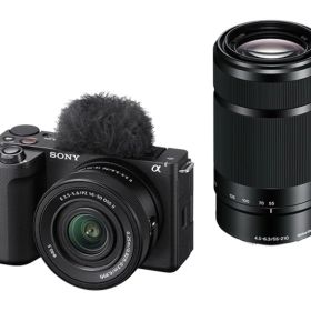 ★エントリーでポイント5倍★SONY VLOGCAM ZV-E10M2X ダブルズームレンズキット ブラック ミラーレスカメラ ブログカム ソニー