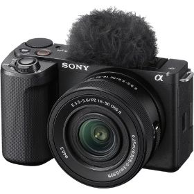 SONY ソニー ミラーレス一眼カメラ・パワーズームレンズキット α VLOGCAM ZV-E10 II ブラック ZV-E10M2K B [ZVE10M2KB]【RNH】
