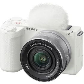 【送料無料】SONY(VAIO) ZV-E10M2K/W デジタル一眼カメラ α VLOGCAM ZV-E10 II パワーズームレンズキット ホワイト【在庫目安:お取り寄せ】| カメラ ミラーレスデジタル一眼レフカメラ 一眼レフ カメラ デジタル一眼カメラ