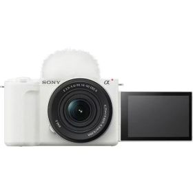 【ポイント10倍】 SONY デジタル一眼カメラ VLOGCAM ZV-E10M2K パワーズームレンズキット [ホワイト] [タイプ：ミラーレス 画素数：2700万画素(総画素) 2600万画素(有効画素) 撮像素子：APS-C 23.3mm×15.5mm CMOS 重量：292 g] 【P10倍】