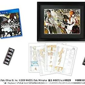 【新古品】 STEINS;GATE ELITE 完全受注生産限定版 【限定版同梱物】・高精細額装イラスト ・新作カット絵コンテ集 ・新作アニメカット特製フィルム (ランダム封入) 同梱 & 【初回特典】・PS4【STEINS;GATE 線形拘束のフェノグラム HD】DLコード ・新作アニメカット