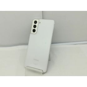 【中古】SAMSUNG au 【SIMロック解除済み】 Galaxy S21 5G ファントムホワイト 8GB 256GB SCG09【川崎】保証期間1ヶ月【ランクC】