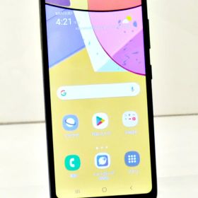 白ロム au SIMロック解除済 SAMSUNG Galaxy A21シンプル 64GB Android11 ブラック SCV49 初期化済 【m030344】【中古】【K20260522】