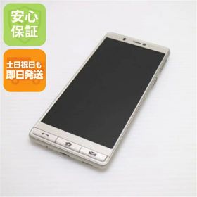 【中古】新品同様 シンプルスマホ5 シャンパンゴールド スマホ 白ロム 中古 土日祝発送OK