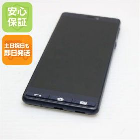 【中古】超美品 シンプルスマホ5 ネイビーブルー スマホ 白ロム 中古 土日祝発送OK