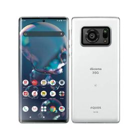 【SIMロック解除済】docomo AQUOS R6 SH-51B White SHARP 当社3ヶ月間保証 中古 イオシス