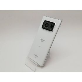 【中古】SHARP docomo 【SIMロック解除済み】 AQUOS R6 ホワイト 12GB 128GB SH-51B【府中ル・シーニュ】保証期間1ヶ月【ランクC】