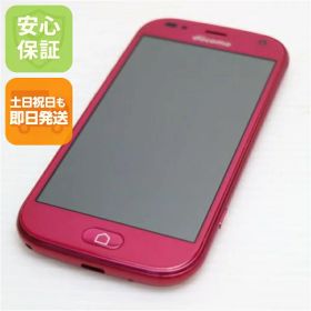 【中古】 美品 F-01L らくらくスマートフォン me ピンク スマホ 本体 白ロム 中古 土日祝発送OK