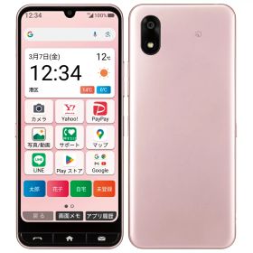 【未使用・本体のみ】 SIMフリー Y!mobile かんたんスマホ4 A402ZT ピンク 利用制限▲(赤ロム永久保証) シニア向けスマートフォン 送料無料