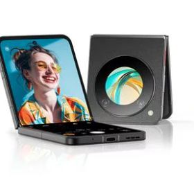 nubia Flip 5G ブラック 折りたたみスマホ 6.9インチAMOLEDディスプレイdocomo/au/SoftBank/Rakuten Mobile 回線対応 SIMフリーFeliCa 256GB 8GB RAM