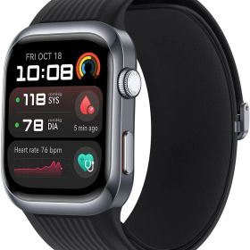 ファーウェイ HUAWEI WATCH D2 ウェアラブル血圧計 Black 1.82インチ AMOLEDディスプレイ フルオロエラストマーベルト 最大6日間駆動 スマートウォッチ 55020DJD