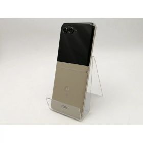 【中古】MOTOROLA 国内版 【SIMフリー】 motorola razr 50 サンドクリーム 12GB 512GB【ECセンター】保証期間1ヶ月【ランクA】