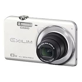 【中古】CASIO デジタルカメラ EXILIM EXZS26WE 1610万画素 光学6倍ズーム 広角26mm EX-ZS26WE ホワイト