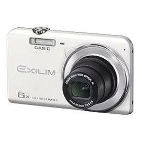 【中古】【39shop】CASIO★デジタルカメラ EXILIM EX-ZS26WE 広角26mm 光学6倍ズーム 1610万画素 ホワイト(非常に良い)