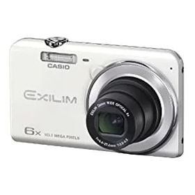 【中古】CASIO デジタルカメラ EXILIM EXZS26WE 1610万画素 光学6倍ズーム 広角26mm EX-ZS26WE ホワイト