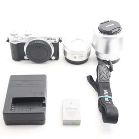 Nikon ミラーレス一眼 Nikon1 J5 ダブルズームキット シルバー J5WZSL