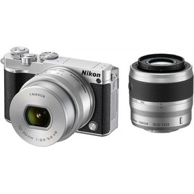 Nikon Nikon1 J5 ダブルズームキット シルバー 良品 動作確認済み 1ヶ月保証付 小型軽量 ミラーレス