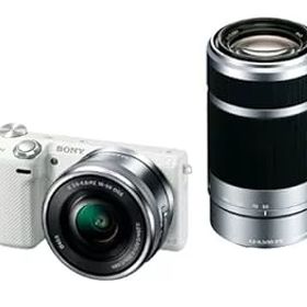 【中古】【39shop】ソニー★SONY ミラーレス一眼カメラ α NEX-5Rダブルズームレンズキット ホワイト NEX-5RY/W（良い）
