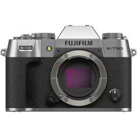 【ポイント10倍】 富士フイルム デジタル一眼カメラ FUJIFILM X-T50 ボディ [シルバー] [タイプ：ミラーレス 画素数：4020万画素(有効画素) 撮像素子：APS-C 23.5mm×15.7mm CMOS5HR 重量：389 g] 【P10倍】