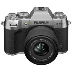 富士フイルム FUJIFILM X-T50S シルバー XC15-45mmF3.5-5.6 OIS PZレンズキット ミラーレス一眼カメラ 日英2か国語モデル X-T50LK1545SJP XT50LK1545SJP