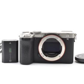 シャッター回数1,203回！SONY α7CII ボディ ILCE-7CM2 デジカメ 動作確認済み シルバー ソニー ミラーレス一眼 #94001-2