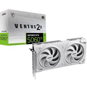 MSI GeForce RTX 5060 Ti 8G VENTUS 2X OC WHITE PLUS グラフィックスボード VD9194