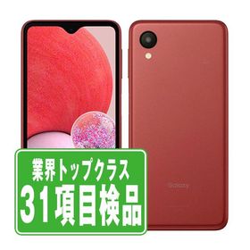 SCG18 Galaxy A23 5G レッド SIMフリー au 中古 スマホ 本体 7日間返品OK あすつく scg18rd6mtm