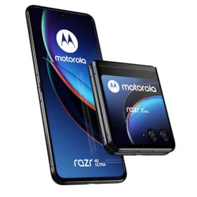 モトローラ MOTOROLA motorola razr 40 ultra 6.9+3.6型 8GB/256GB インフィニットブラック SIMフリースマートフォン PAX40020JP フリップ 折りたたみ PAX40020JP