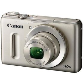 【中古】Canon デジタルカメラ PowerShot S100 シルバー PSS100(SL) 1210万画素 広角24mm 光学5倍ズーム 3.0
