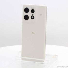 〔中古〕Motorola(モトローラ) motorola edge 50s pro 256GB バニラクリーム MOSAH3 Softbank SIMフリー〔377-ud〕