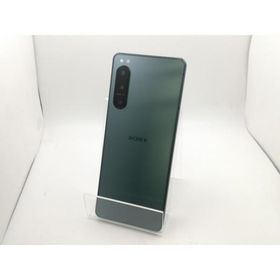 【中古】SONY au 【SIMフリー】 Xperia 5 IV 8GB 128GB SOG09 グリーン【新橋】保証期間１ヶ月【ランクC】